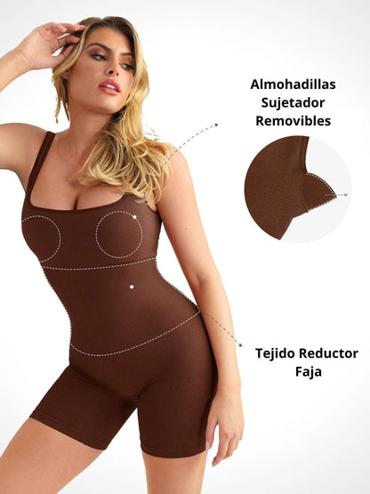 Short Sculpting Jumpsuit